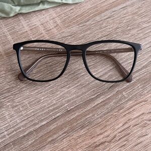 PRADA Eyeglasses Black&brown Frame Authentic Made In Italy
